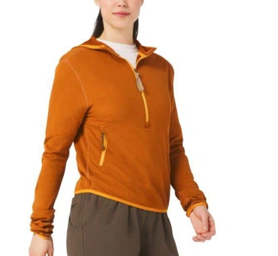 Danner Women's  Ul Octa Pullover Long Sleeve 1/4 Zip In Brown