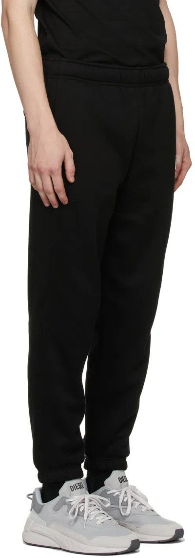 Diesel Logo Patch Sweatpants In Blue