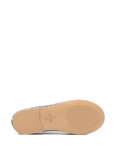 Fendi Ff-logo Ballet Flats In Multi