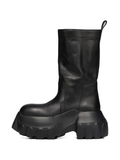 Rick Owens Mega Tractor Boots In Multi