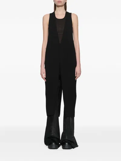 Rick Owens Cyclops Oversized Coat In Black