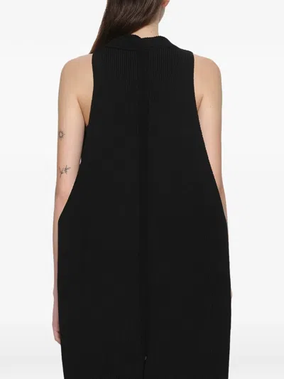 Rick Owens Cyclops Oversized Coat In Black