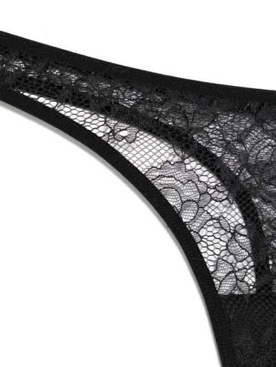 Maison Close Flashback Thong In Black