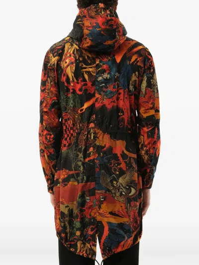 Givenchy Underworld Graphic-print Parka In Multi