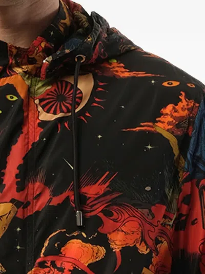 Givenchy Underworld Graphic-print Parka In Multi