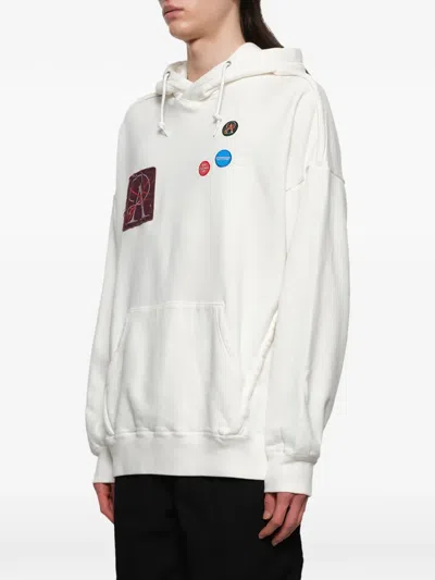 Undercover Patchwork Hoodie In White