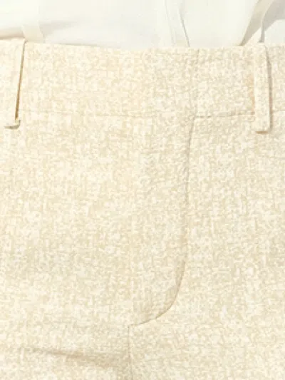 Chloé Split-cuff Trousers In Neutral