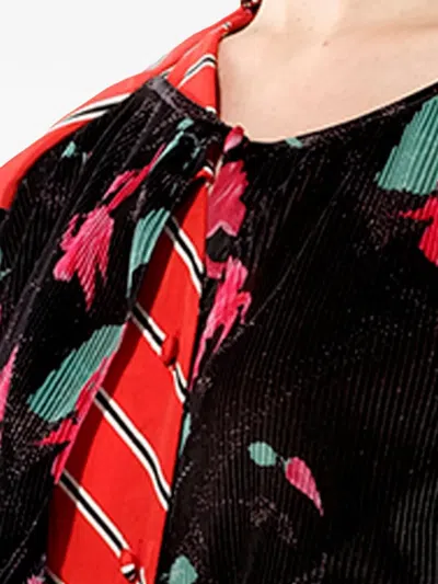 Balenciaga Kaleidoscope Patchwork Top In Multi