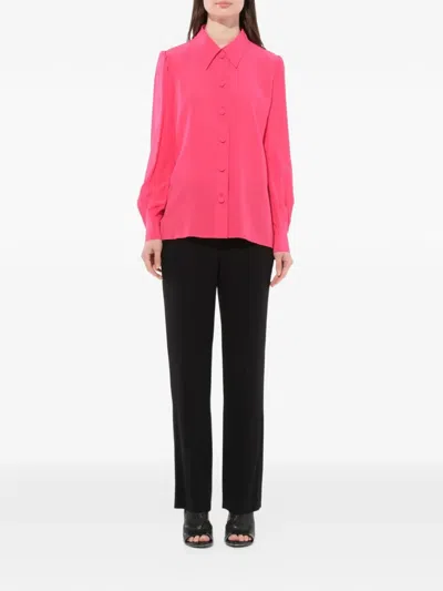 Givenchy Button-front Collared Shirt In Pink