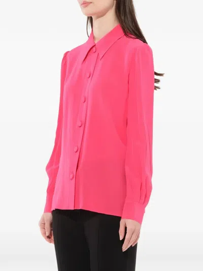 Givenchy Button-front Collared Shirt In Pink
