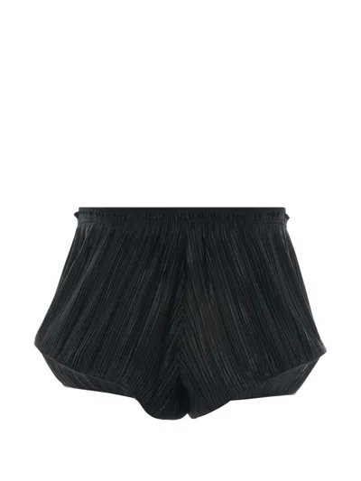 Givenchy Pleated Structured Shorts In Black