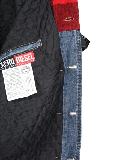 Diesel Patch-work Bomber Jacket In Multi
