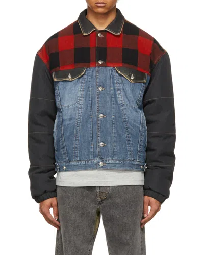 Diesel Patch-work Bomber Jacket In Multi