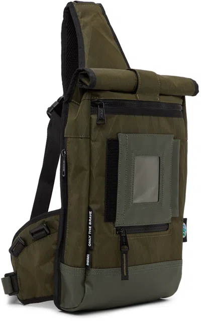Diesel Mono Backpack In Red