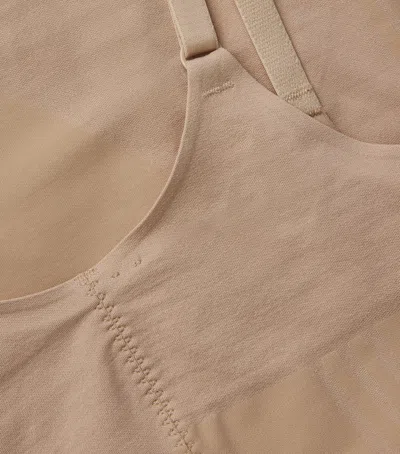 Spanx Sculpt Gofigure Open-bust Bodysuit In Neutral