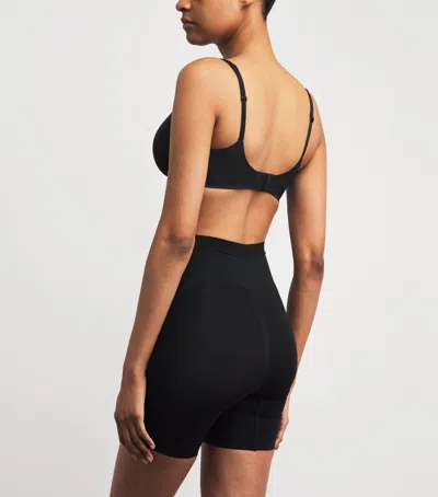 Spanx Suit Your Fancy Low-back Sculpting Shorts In Black