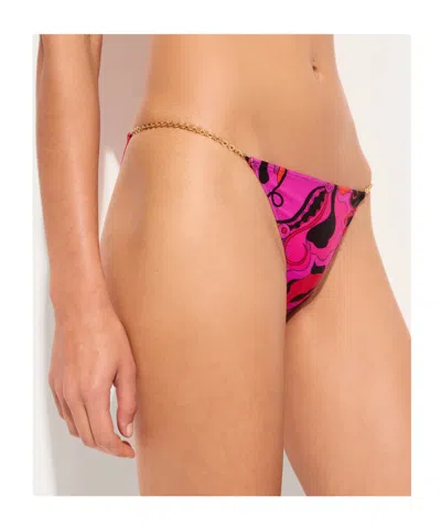 Pucci Orchidee Print Bikini Bottom In Multi