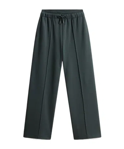 Woolrich Interlock Sweatpants With Enhanced Flexibility In Green