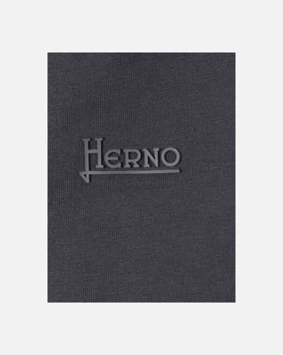 Herno Short-sleeve T-shirt In Brown