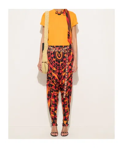 Pucci Manuba Print Pants In Multi
