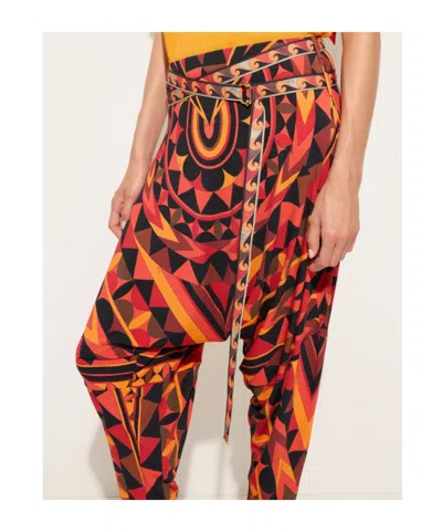 Pucci Manuba Print Pants In Multi