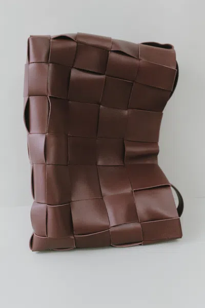 St Agni Woven Large Tote In Pattern