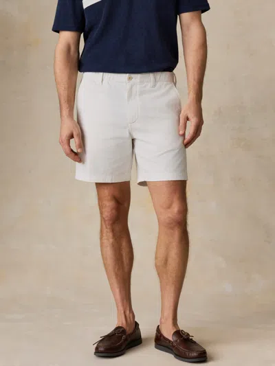 Faherty Reserve Chino Short In White
