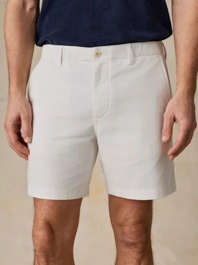 Faherty Reserve Chino Short In White