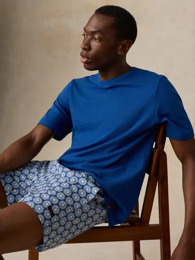 Faherty Sunwashed Regenerative T-shirt In Blue