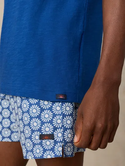 Faherty Sunwashed Regenerative T-shirt In Blue