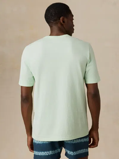 Faherty Sunwashed Regenerative T-shirt In Green