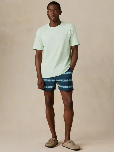 Faherty Sunwashed Regenerative T-shirt In Green