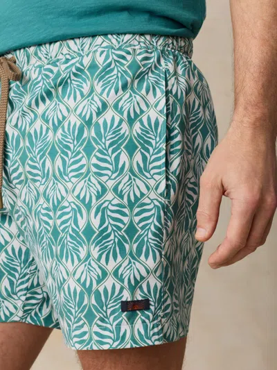 Faherty All Day Trunks 6 Biscayne Leafy Vine In Multi