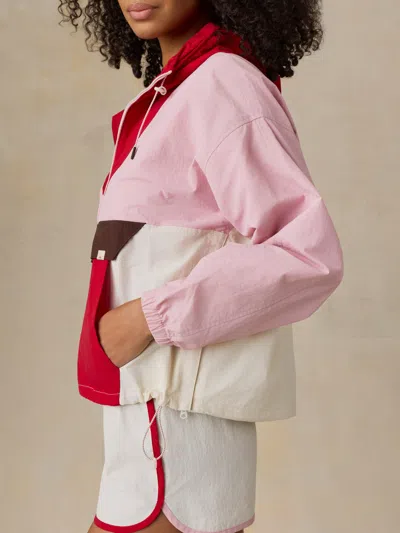 Faherty Shorelite Active Windbreaker Jacket In Red