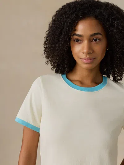 Faherty Sunwashed Regenerative T-shirt In Multi
