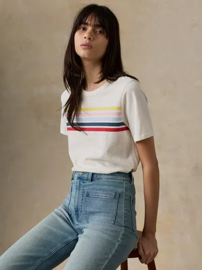 Faherty Sunwashed Regenerative T-shirt In Multi