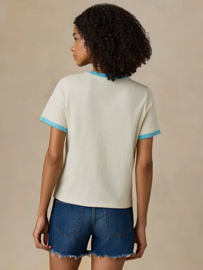 Faherty Sunwashed Regenerative T-shirt In Multi
