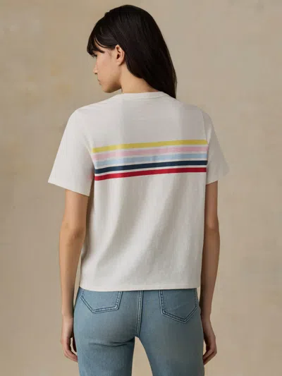 Faherty Sunwashed Regenerative T-shirt In Multi