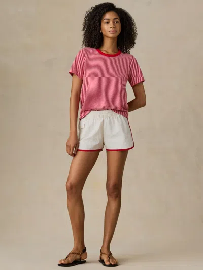 Faherty Sunwashed Regenerative T-shirt In Brown