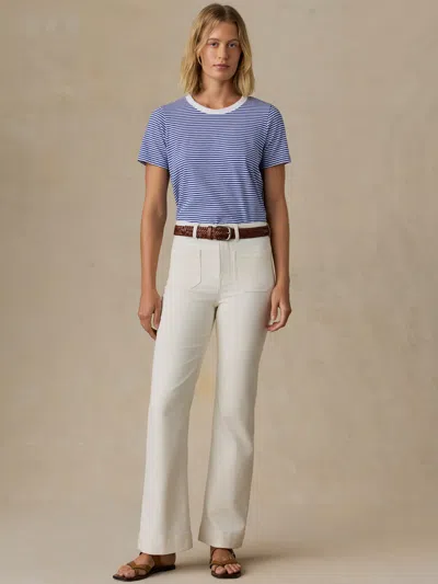 Faherty Sunwashed Regenerative T-shirt In Blue