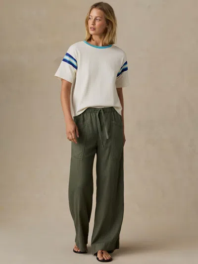 Faherty Sport Jersey Throwback T-shirt In Neutral