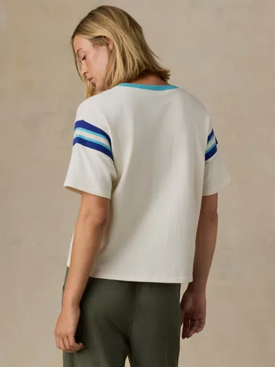 Faherty Sport Jersey Throwback T-shirt In Neutral