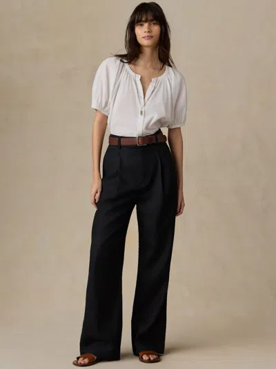 Faherty Voile Lettie Top In White