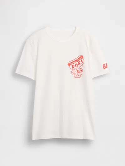 Gap Factory Gapkids × Disney Mickey Mouse Graphic T-shirt In White