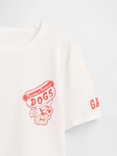 Gap Factory Gapkids × Disney Mickey Mouse Graphic T-shirt In White