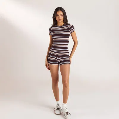 Lounge Brown Stripe In Multi