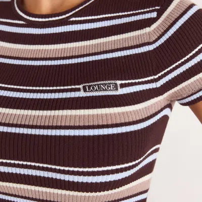 Lounge Brown Stripe In Multi