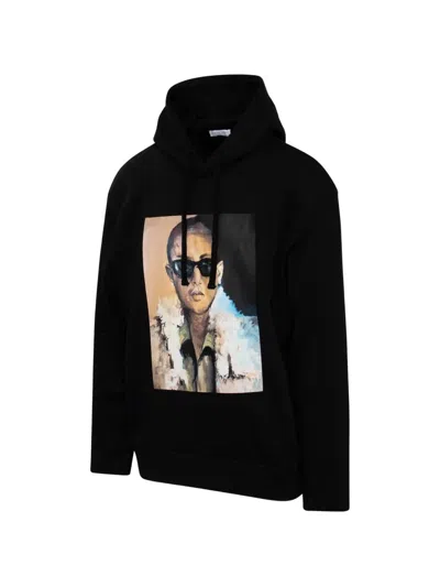 Ih Nom Uh Nit Pharrell Williams Graphic-print Hoodie In Black