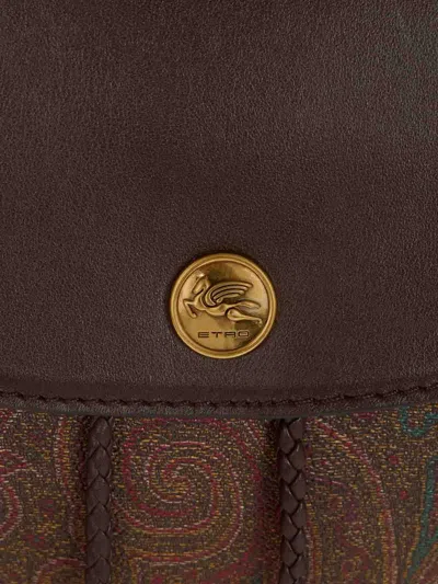 Etro Essential S Arnica Backpack In Brown