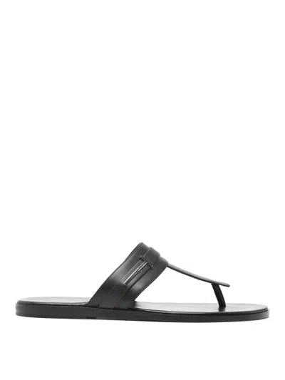 Tom Ford Flat Sandals Open Toe Single Strap In Multi